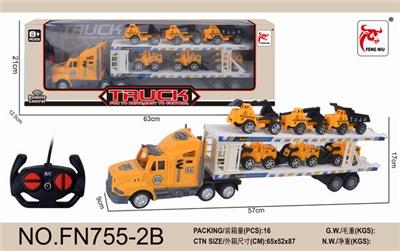 Remote control 4-way container truck - OBL890866