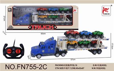 Remote control 4-way container truck - OBL890867