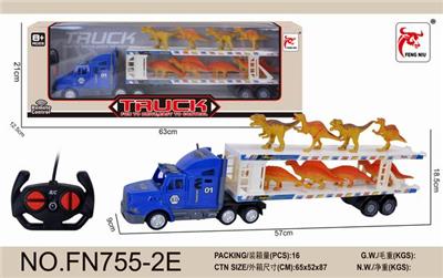 Remote control 4-way container truck - OBL890869