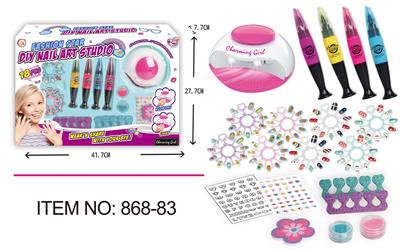 (WITH LIGHT) HAIRDRYER NAIL PEN SET (3 AAA NOT INCLUDED) - OBL891112