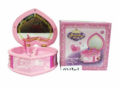 PEACH HEART GIFT BAG MUSIC BOX - OBL891128