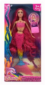 11.5 REAL BODY LIGHT MUSIC LONG HAIR MERMAID BARBIE - OBL891242