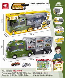 ELECTRIC INERTIAL ARMY GREEN TRUCK - OBL891398