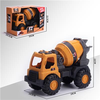 大型滑行水泥搅拌工程车 - OBL891576