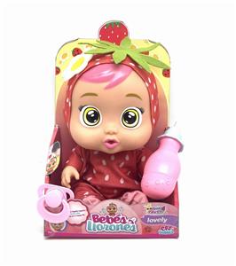 (Strawberry) the latest 14 inch enamel crying doll - OBL892459