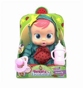 (Watermelon) the latest 10 inch enamel crying doll - OBL892473
