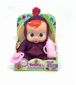 (Grape) the latest 10 inch enamel crying doll - OBL892475