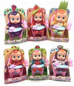 The latest 10 inch enamel crying doll - OBL892497