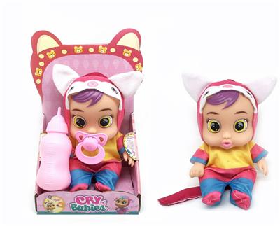(ALPACA) 10 INCH ENAMEL CRYING BABY CAN DRINK WATER AND SHED TEARS - OBL892642
