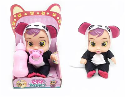 (PANDA) 10 INCH ENAMEL CRYING BABY CAN DRINK WATER AND SHED TEARS - OBL892643