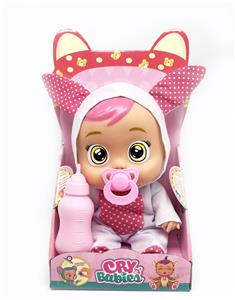 (RABBIT) 14 INCH ENAMEL CRYING DOLL - OBL892645