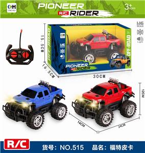 1:16 FOUR-WAY OFF-ROAD REMOTE CONTROL CAR WITH HEADLIGHTS (FORD PICKUP) - OBL892656