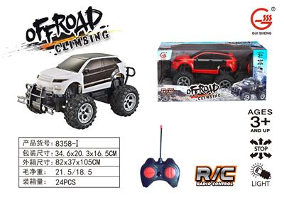 Four way 3d light land rover cross country climbing remote control vehicle - OBL892868