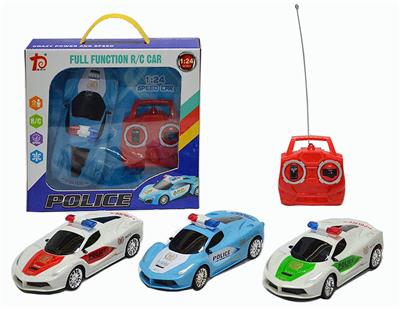 REMOTE CONTROL POLICE CAR (FOUR-WAY) DOES NOT INCLUDE ELECTRICITY - OBL892938