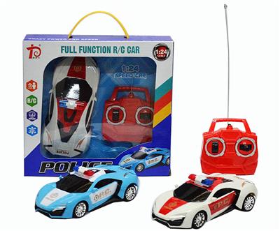 LEIKEN REMOTE CONTROL POLICE CAR (FOUR LINKS) DOES NOT INCLUDE ELECTRICITY - OBL892939