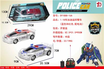 1: 18 BUGATTI POLICE CAR DOESNT PACK ELECTRICITY - OBL892941
