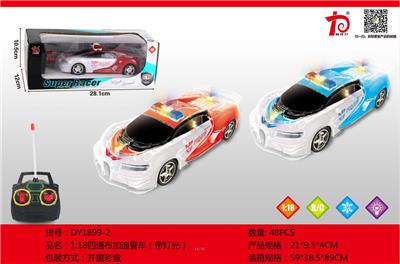 BUGATTI REMOTE CONTROL POLICE CAR WITH LIGHT (FOUR-WAY) WITHOUT ELECTRICITY - OBL892945