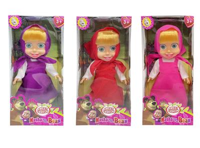 12-INCH OPEN WINDOW BOX GLUE HAND MARTHA DOLL WITH MUSIC (3 MIXED) - OBL893153