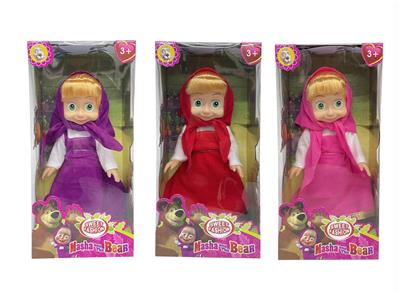 12 INCH WINDOW BOX, EMPTY MARTHA DOLL WITH MUSIC (3 MIXED) - OBL893154