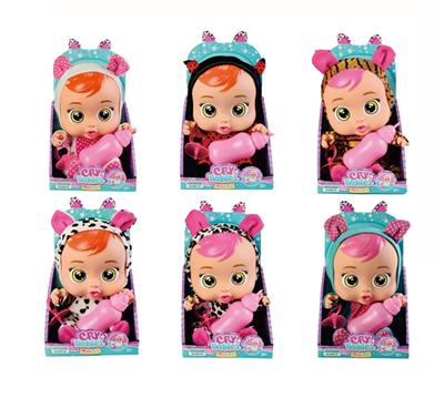 11 INCH ENAMEL WILL CRY BABY WITH 4 VOICE IC CLOTHES WITH TAIL 6 MIXED - OBL893250