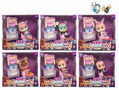 7-INCH INJECTION MOLDED BODY FAT BOY, FAIRY TEARS, CRYING DOLL WITH FOUR IC - OBL894025