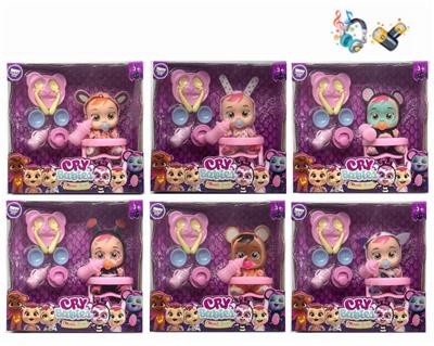 7-INCH INJECTION MOLDED BODY FAT BOY, FAIRY TEARS, CRYING DOLL WITH FOUR IC - OBL894026