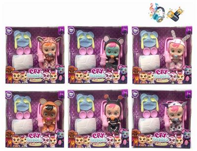 7-INCH INJECTION MOLDED BODY FAT BOY, FAIRY TEARS, CRYING DOLL WITH FOUR IC - OBL894027