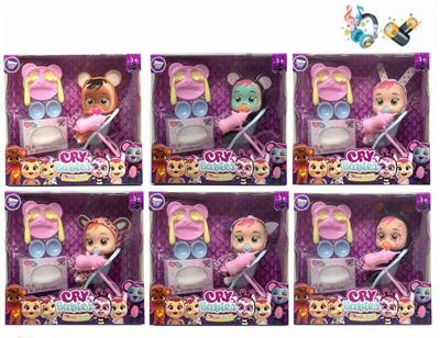 7-INCH INJECTION MOLDED BODY FAT BOY, FAIRY TEARS, CRYING DOLL WITH FOUR IC - OBL894028