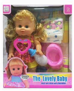 14 INCH ENAMEL DRINK WATER URINATE WITH IC DOLL - OBL894170