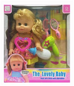 14 INCH ENAMEL DRINK WATER URINATE WITH IC DOLL - OBL894171