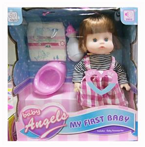14 INCH ENAMEL DRINK WATER URINATE WITH IC DOLL - OBL894194