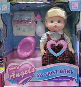 14 INCH ENAMEL DRINK WATER URINATE WITH IC DOLL - OBL894196