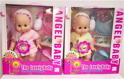 14 INCH GLUE DRINKING WATER URINATING WITH IC DOLL DOLL - OBL894206