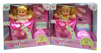 14 inch girl (plaid skirt) IC glue hands and feet - OBL894331