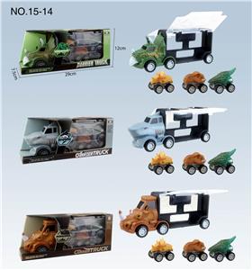 恐龙收纳车+鲨鱼收纳车+犀牛收纳车 - OBL894557