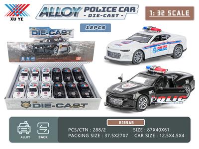1:32合金回力开门警车（12只装） - OBL894668