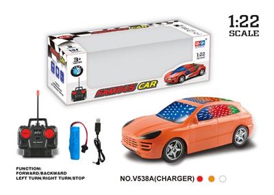 1:22 FOUR-WAY 3D LIGHT CAEN REMOTE CONTROL CAR (PACKED) - OBL894735