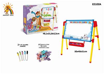 THE ENGLISH DRAWING BOARD IS EQUIPPED WITH 41 ENGLISH LETTERS AND 5 COLOR PENS - OBL894882