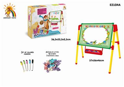 THE ENGLISH DRAWING BOARD IS EQUIPPED WITH 41 ENGLISH LETTERS AND 5 COLOR PENS - OBL894884
