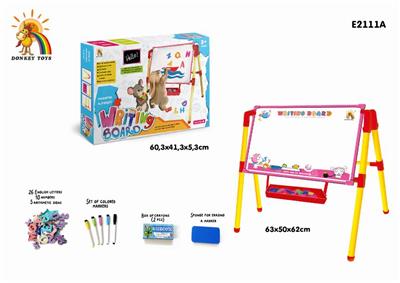 ENGLISH DRAWING BOARD WITH 41 ENGLISH LETTERS WITH 5 COLOR PENS (BOTH SIDES) - OBL894885