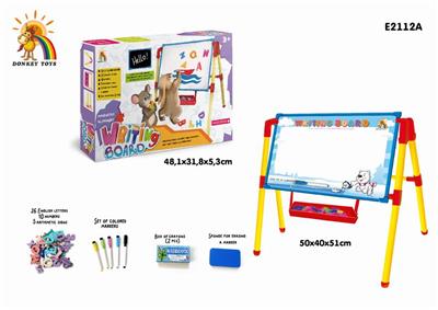 ENGLISH DRAWING BOARD WITH 41 ENGLISH LETTERS WITH 5 COLOR PENS (BOTH SIDES) - OBL894886