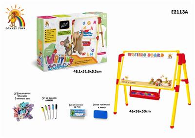 ENGLISH SKETCHPAD WITH 41 ENGLISH LETTERS AND 5 COLOR PENS (DOUBLE SIDED) - OBL894887
