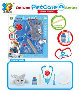 BOUTIQUE PLUSH CAT WITH DOCTORS SUIT - OBL895313