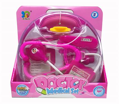 PINK GIRLS MEDICAL EQUIPMENT SET, BENZENE BOX AND DISPLAY BOX - OBL895315