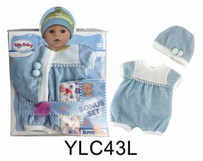 16 INCH DOLL CLOTHES WITH DIAPERS NIPPLES - OBL895895