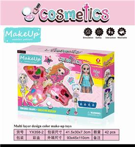 GIRL DIY THREE LAYERS OF MAKEUP WITH DOLLS - OBL897215