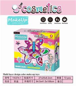 TWO LAYERS OF BUTTERFLY DIY MAKEUP - OBL897246