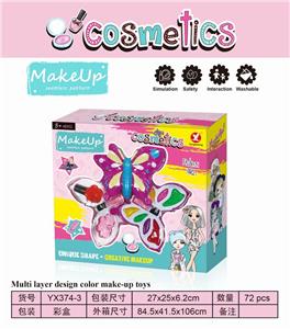 TWO LAYERS OF BUTTERFLY DIY MAKEUP - OBL897248