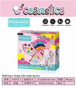 TWO LAYERS OF RAINBOW DIY MAKEUP - OBL897258