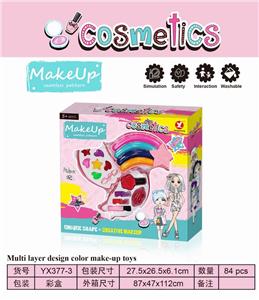 TWO LAYERS OF RAINBOW DIY MAKEUP - OBL897260